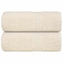 Toallas invitados 2 uds 100% algodón crema 30x50 cm 360 gsm by , Towels - Ref: Foro24-136995, Price: 12,75 €, Discount: %