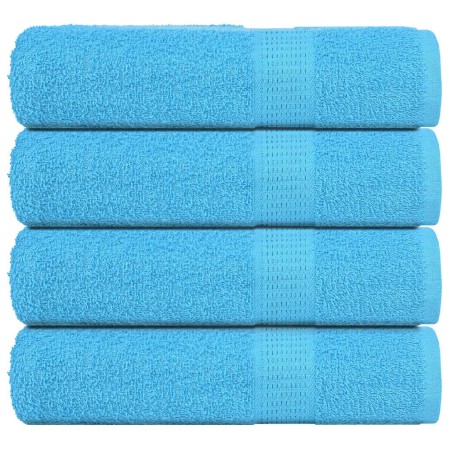 Toallas de Baño 4 uds 100% algodón turquesa 100x150 cm 360 gsm by , Towels - Ref: Foro24-136981, Price: 46,74 €, Discount: %