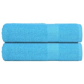 Toallas de mano 2 uds 100% algodón turquesa 50x100 cm 360 gsm von , Handtücher - Ref: Foro24-136974, Preis: 21,62 €, Rabatt: %