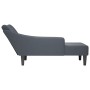 Chaise longue con reposabrazos derecho terciopelo gris claro by , Daybeds - Ref: Foro24-4009793, Price: 116,51 €, Discount: %