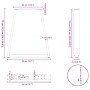 Patas para mesa de centro en forma de V 2 uds acero blanco von , Tischbeine - Ref: Foro24-4012561, Preis: 84,49 €, Rabatt: %