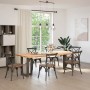 Patas mesa comedor forma T 2uds acero natural 60x35x(72-73)cm von , Tischbeine - Ref: Foro24-4013055, Preis: 134,81 €, Rabatt: %
