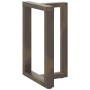 Patas mesa comedor forma T 2uds acero natural 60x35x(72-73)cm von , Tischbeine - Ref: Foro24-4013055, Preis: 134,81 €, Rabatt: %