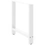 Patas de mesa de centro acero blanco 2 uds 80x(72-73) cm by , Table legs - Ref: Foro24-4013313, Price: 98,93 €, Discount: %