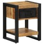 Mesita de noche madera maciza de mango 35x34x45 cm de , Mesitas de noche - Ref: Foro24-4013567, Precio: 104,63 €, Descuento: %
