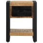 Mesita de noche madera maciza de mango 35x34x45 cm de , Mesitas de noche - Ref: Foro24-4013567, Precio: 104,63 €, Descuento: %
