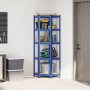 Estantería esquina 5 niveles madera contrachapada y acero azul von , Industrieregale - Ref: Foro24-4016945, Preis: 52,09 €, R...