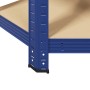 Estantería esquina 5 niveles madera contrachapada y acero azul von , Industrieregale - Ref: Foro24-4016945, Preis: 52,09 €, R...