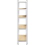 Estantería almacenaje 5 niveles contrachapada y acero plata de , Estanterías industriales - Ref: Foro24-4016947, Precio: 44,37 €
