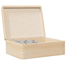 Caja de madera con tapa madera maciza de pino 40x30x13 cm von , Aufbewahrungskörbe - Ref: Foro24-4017389, Preis: 43,27 €, Rab...