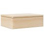 Caja de madera con tapa madera maciza de pino 40x30x13 cm von , Aufbewahrungskörbe - Ref: Foro24-4017389, Preis: 43,27 €, Rab...