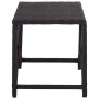 Schwarze Gartenbank aus synthetischem Rattan, 80 cm von vidaXL, Gartenbänke - Ref: Foro24-46207, Preis: 64,14 €, Rabatt: %