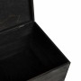 Caja de madera con tapa madera maciza de pino negra 40x30x23 cm von , Aufbewahrungskörbe - Ref: Foro24-4017396, Preis: 54,41 ...