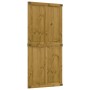 Puerta de granero CORONA madera maciza pino 100x210 cm von , Türen - Ref: Foro24-4103418, Preis: 244,35 €, Rabatt: %