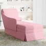 Chaise longue respaldo reposabrazos derecho terciopelo rosa by , Daybeds - Ref: Foro24-4009785, Price: 146,94 €, Discount: %