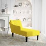 Chaise longue con reposabrazos derecho terciopelo amarillo by , Daybeds - Ref: Foro24-4009798, Price: 141,17 €, Discount: %