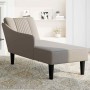 Chaise longue con reposabrazos derecho tela color topo by , Daybeds - Ref: Foro24-4009803, Price: 143,06 €, Discount: %