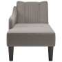 Chaise longue con reposabrazos derecho tela color topo by , Daybeds - Ref: Foro24-4009803, Price: 143,06 €, Discount: %