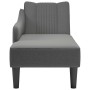 Chaise longue con reposabrazos derecho tela gris oscuro by , Daybeds - Ref: Foro24-4009801, Price: 115,17 €, Discount: %