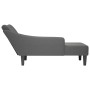Chaise longue con reposabrazos derecho tela gris oscuro by , Daybeds - Ref: Foro24-4009801, Price: 115,17 €, Discount: %