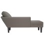 Chaise longue con cojín de tela de pana gris claro by , Daybeds - Ref: Foro24-4009815, Price: 161,14 €, Discount: %