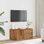 Mueble de TV madera ingeniería madera envejecida 80x34x35,5 cm von , TV-Möbel - Ref: Foro24-856010, Preis: 76,05 €, Rabatt: %