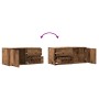 Mueble de TV madera ingeniería madera envejecida 80x34x35,5 cm de , Muebles TV - Ref: Foro24-856010, Precio: 76,61 €
