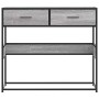 Mesa consola madera de ingeniería gris Sonoma 90x35x80 cm von , Seitentische - Ref: Foro24-849177, Preis: 74,58 €, Rabatt: %
