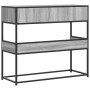 Mesa consola madera de ingeniería gris Sonoma 90x35x80 cm von , Seitentische - Ref: Foro24-849177, Preis: 74,58 €, Rabatt: %