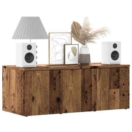 Mueble para TV madera contrachapada envejecida 80x34x30 cm von , TV-Möbel - Ref: Foro24-856012, Preis: 57,40 €, Rabatt: %