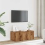 Mueble para TV madera contrachapada envejecida 80x34x30 cm von , TV-Möbel - Ref: Foro24-856012, Preis: 57,40 €, Rabatt: %