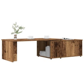Mesa de centro madera contrachapada envejecida 150x50x35 cm von , Couchtisch - Ref: Foro24-855980, Preis: 87,37 €, Rabatt: %