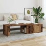 Mesa de centro madera contrachapada envejecida 150x50x35 cm by , Coffee table - Ref: Foro24-855980, Price: 87,37 €, Discount: %