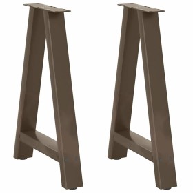 Patas de mesa de centro forma A 2uds acero 60x(72-73) cm by , Table legs - Ref: Foro24-4012851, Price: 86,48 €, Discount: %