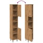 Mueble de baño madera de ingeniería roble artisan 30x30x179 cm von , Badezimmermöbel - Ref: Foro24-856141, Preis: 99,83 €, Ra...