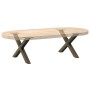 Patas de mesa centro forma X 2uds acero natural 50x(30-31) cm de , Patas para mesas - Ref: Foro24-4012879, Precio: 45,79 €, D...