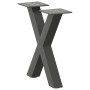 Patas de mesa centro forma X 2uds acero antracita 30x(30-31) cm by , Table legs - Ref: Foro24-4012870, Price: 43,63 €, Discou...