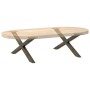 Patas de mesa centro forma X 2uds acero natural 70x(30-31) cm de , Patas para mesas - Ref: Foro24-4012887, Precio: 52,89 €, D...