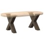 Patas de mesa centro forma X 2uds acero natural 60x(42-43) cm by , Table legs - Ref: Foro24-4012963, Price: 87,43 €, Discount: %