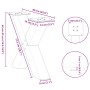 Patas de mesa de centro forma X 2uds acero blanco 60x(42-43) cm by , Table legs - Ref: Foro24-4012961, Price: 92,90 €, Discou...