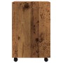 Armario ruedas madera contrachapada envejecida 33x38x60 cm von , Schließfächer und Lagerschränke - Ref: Foro24-856562, Preis:...