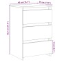Mesita de noche madera de ingeniería envejecida 40x35x62,5 cm von , Nachttische - Ref: Foro24-856522, Preis: 49,45 €, Rabatt: %