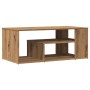 Mesa de centro madera contrachapada roble artisan 100x50x40 cm de , Mesas de centro - Ref: Foro24-856557, Precio: 67,76 €, De...