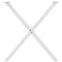 Patas para mesa de comedor en forma de X 2 uds acero blanco by , Table legs - Ref: Foro24-4012921, Price: 68,01 €, Discount: %