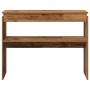 Mesa consola madera de ingeniería envejecida 80x30x102 cm by , Side tables - Ref: Foro24-856626, Price: 57,23 €, Discount: %