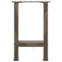 Patas para mesa de centro de acero natural 2 uds 28x(42-43) cm von , Tischbeine - Ref: Foro24-4013275, Preis: 55,31 €, Rabatt: %