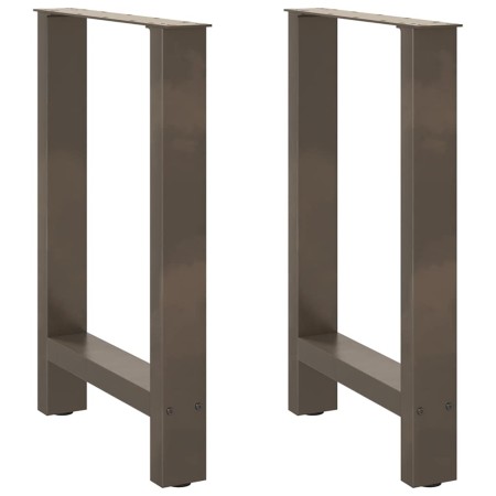 Patas para mesa de centro de acero natural 2 uds 60x(72-73) cm de , Patas para mesas - Ref: Foro24-4013307, Precio: 78,96 €, ...