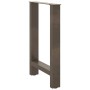 Patas para mesa de centro de acero natural 2 uds 60x(72-73) cm de , Patas para mesas - Ref: Foro24-4013307, Precio: 78,96 €, ...