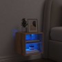 Mueble de TV de pared con luces LED roble artisian 30x28,5x30cm von , TV-Möbel - Ref: Foro24-857674, Preis: 32,10 €, Rabatt: %
