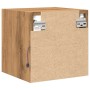 Mueble de TV de pared con luces LED roble artisian 30x28,5x30cm von , TV-Möbel - Ref: Foro24-857674, Preis: 32,10 €, Rabatt: %